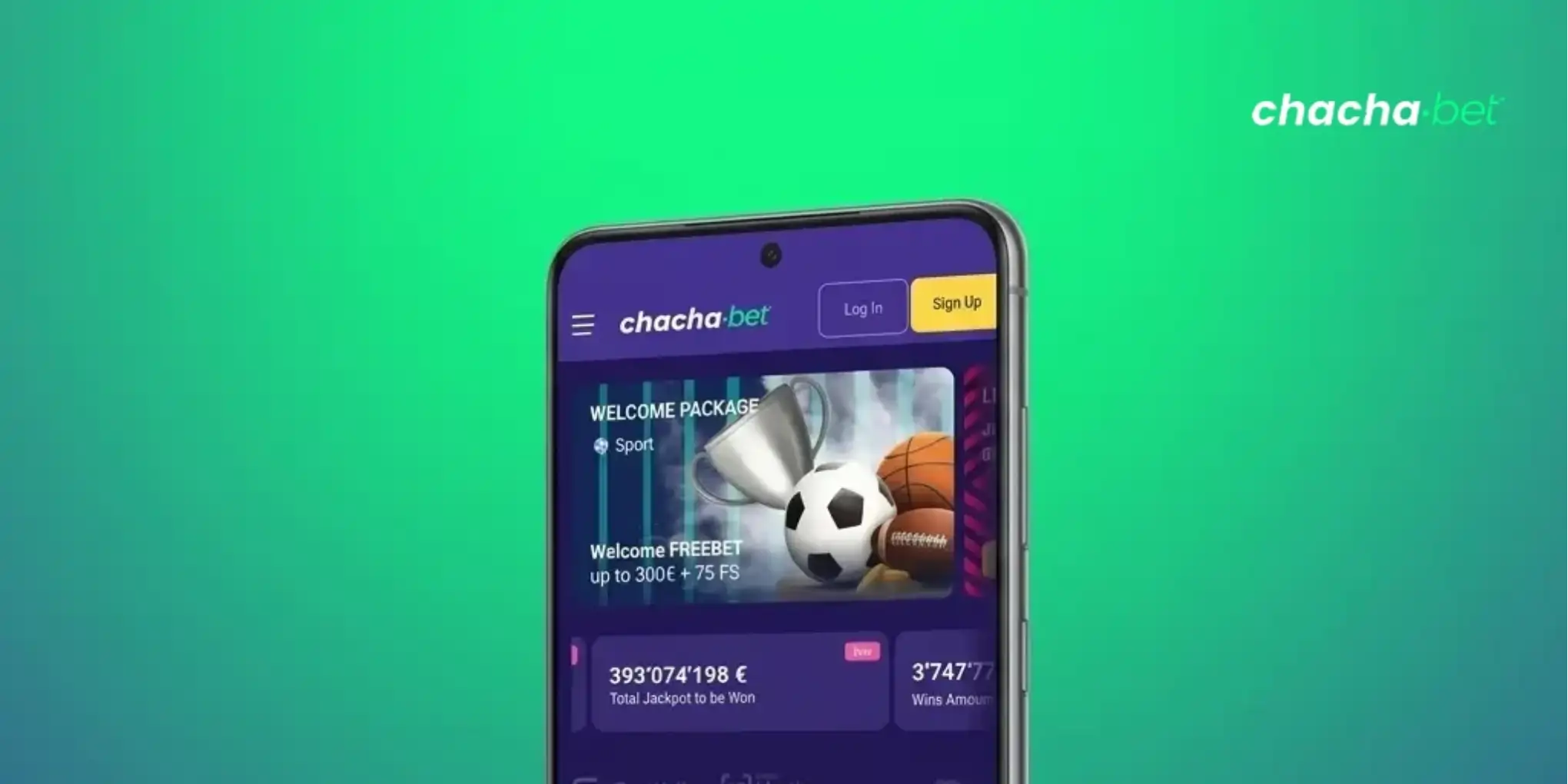 ChaChaBet Casino App-schermafbeelding